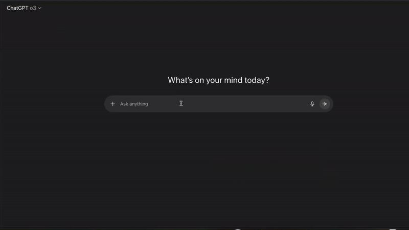 AI Chatbot Interface